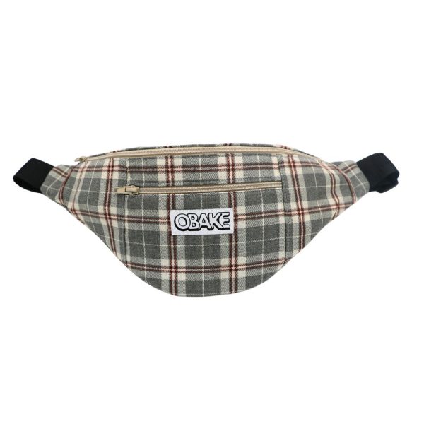 Banane Graph - coton, carreaux gris et marron